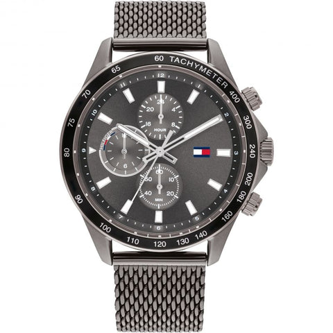 Tommy Hilfiger Grey IP Stainless Steel Mens Watch 1792019