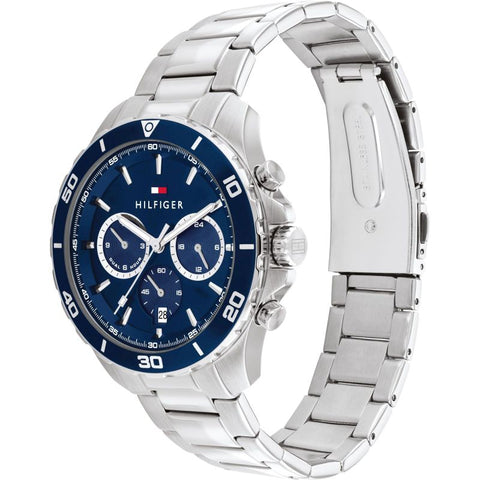 Tommy Hilfiger Mens Stainless Steel Day Date Watch 1792094