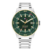 Tommy Hilfiger Remy Green Dial Stainless Steel Mens Watch 1792230