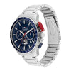 Tommy Hilfiger Bank Stainless Steel Bracelet Mens Watch 1792261