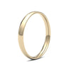 9ct Yellow Gold Court 2.5mm Light Polished Ladies Wedding Ring | H&H