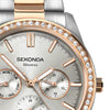 Sekonda Classic 38mm Two Tone Ladies Day Date Watch 2162 | H&H Jewellers