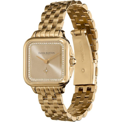 Olivia Burton Grosvenor Gold Plated Ladies Watch 24000084