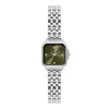 Olivia Burton Mini Grosvenor Sage Green and Silver Watch 24000255