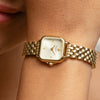 Olivia Burton Mini Grosvenor Ivory and Gold Watch 24000257