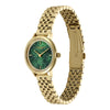 Olivia Burton Signature Honeycomb Ultra Slim Forest Green and Gold Watch 24000266