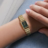 Olivia Burton Classic 16mm Mini Grove Forest Green and Gold Ladies Watch 24000436
