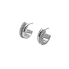 Olivia Burton Entwine Silver Hoop Earrings 24100007