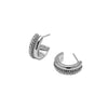 Olivia Burton Entwine Silver Hoop Earrings 24100007