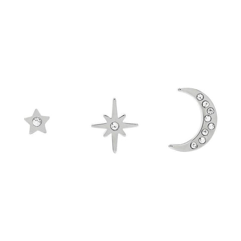 Olivia Burton Silver Celestial Stud Earrings Set 24100063