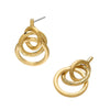 Olivia Burton Gold Classic Encircle Drop Earrings 24100179