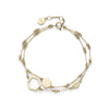 Olivia Burton Signature Honeycomb Double Chain Bracelet 24100308