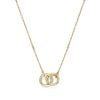 Olivia Burton Classic Amity Interlock Gold Plated Necklace 24100312