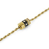 Olivia Burton Signature Black and Gold Plated Bead Charm Bracelet 24100449