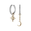 Olivia Burton Signature Celestial Star and Moon Huggie Hoop Earrings 24100472