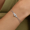 Olivia Burton Signature Honey Bee Silver Tone Bracelet 24100476