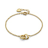 Olivia Burton Kindred Interlink Heart Gold Plated Bracelet 24100553