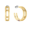Tommy Hilfiger Crystal Set Ladies Hoop Earrings 2780615