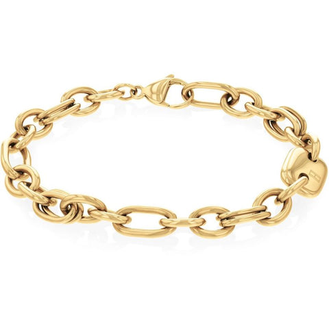 Tommy Hilfiger Ladies Gold Plated Link Chain Bracelet 2780788