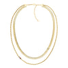 Tommy Hilfiger Gold Plated Layered Ladies Necklace 2780980