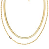 Tommy Hilfiger Gold Plated Layered Ladies Necklace 2780980
