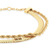 Tommy Hilfiger Gold Plated Layered Ladies Bracelet 2780982
