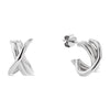 Tommy Hilfiger Stainless Steel Nautical Knot Ladies Earrings 2780992