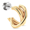 Tommy Hilfiger Gold Plated Nautical Knot Ladies Earrings 2780993