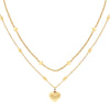 Tommy Hilfiger Gold Plated Layered Chain Ladies Necklace 2781010