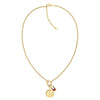 Tommy Hilfiger Gold Plated Nautical Charm Ladies Necklace 2781029
