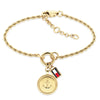 Tommy Hilfiger Gold Plated Nautical Charm Ladies Bracelet 2781030