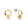 Tommy Hilfiger Gold Plated Feminine Rope Ladies Earrings 2781062