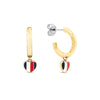 Tommy Hilfiger Gold Plated Heart Charms Ladies Earrings 2781067