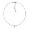 Tommy Hilfiger Silver Tone TH Tennis Ladies Necklace 2781094