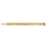 Tommy Hilfiger Chunky Stainless Steel Gold Plated Mens Bracelet 2790088