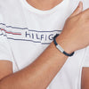 Tommy Hilfiger Navy Leather Mens Bracelet 2790480