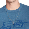 Tommy Hilfiger Mens Sodalite Stone Tag Necklace 2790542
