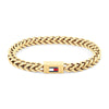 Tommy Hilfiger Braided Metal Gold Plated Mens Bracelet 2790648