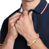 Tommy Hilfiger Braided Metal Gold Plated Mens Bracelet 2790648
