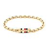 Tommy Hilfiger Bruce Gold Plated Chain Logo Mens Bracelet 2790653