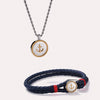 Tommy Hilfiger Nautical Braided Leather Mens Bracelet 2790691