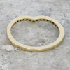 9ct Yellow Gold 0.20cts Diamond Set Wishbone Ring