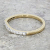 9ct Yellow Gold 0.20cts Diamond Set Wishbone Ring
