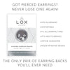 Connoisseurs Lox Silver Tone Earring Backs LOX 2SE | H&H Jewellers