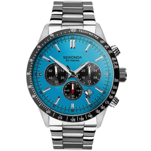 Sekonda Velocity Sports Chronograph Men's Watch Blue Dial 30024