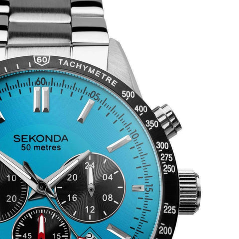 Sekonda Velocity Sports Chronograph Men's Watch Blue Dial 30024