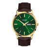 Sekonda Green Dial Brown Leather Strap Mens Watch 30151