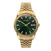 Sekonda King Green Dial Gold Tone Mens Watch 30157