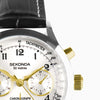 Sekonda Archer Chronograph Black Leather Strap Mens Watch 30235