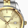 Sekonda King Two Tone Stainless Steel Bracelet Mens Watch 30259